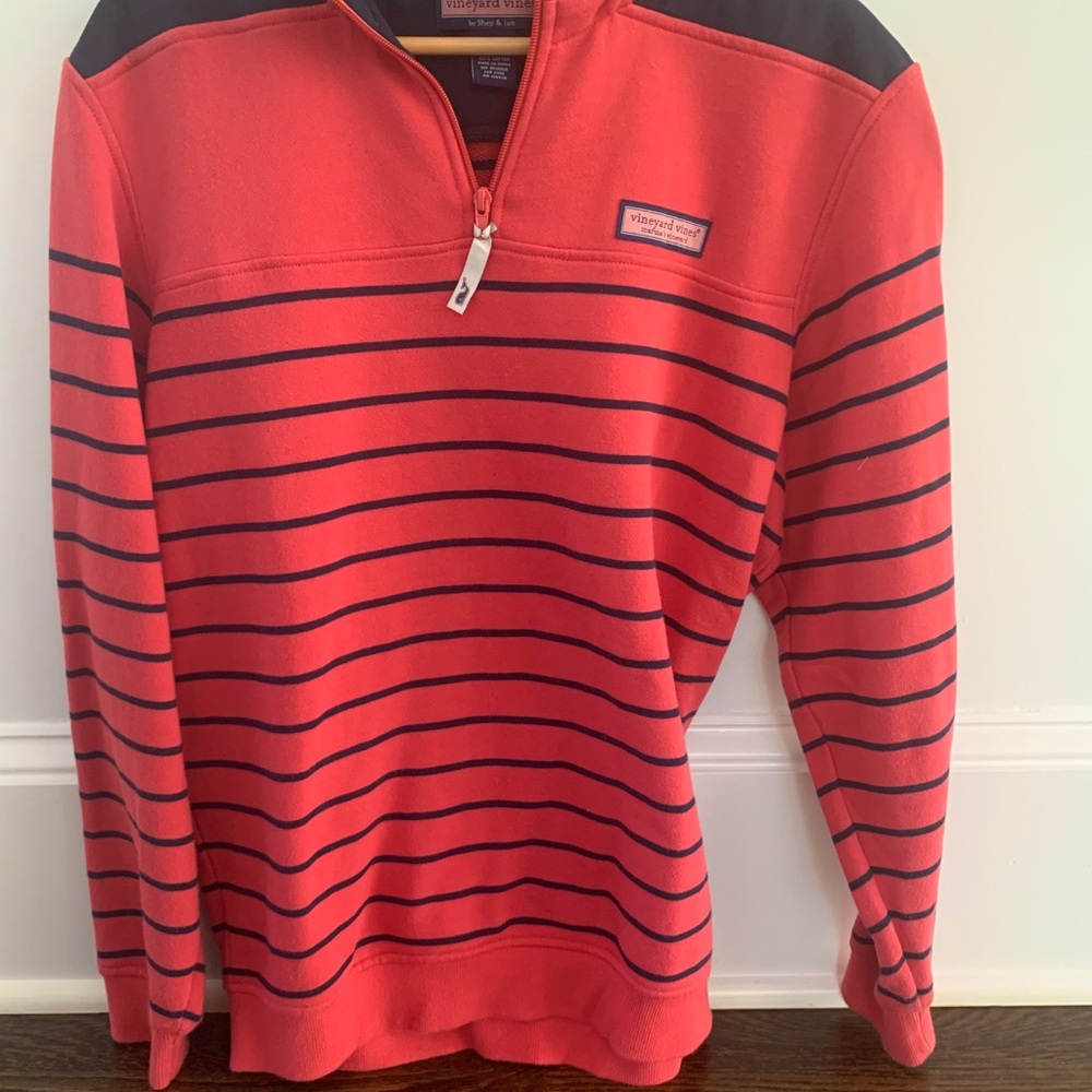 Vineyard Vines quarter zip long sleeves polo